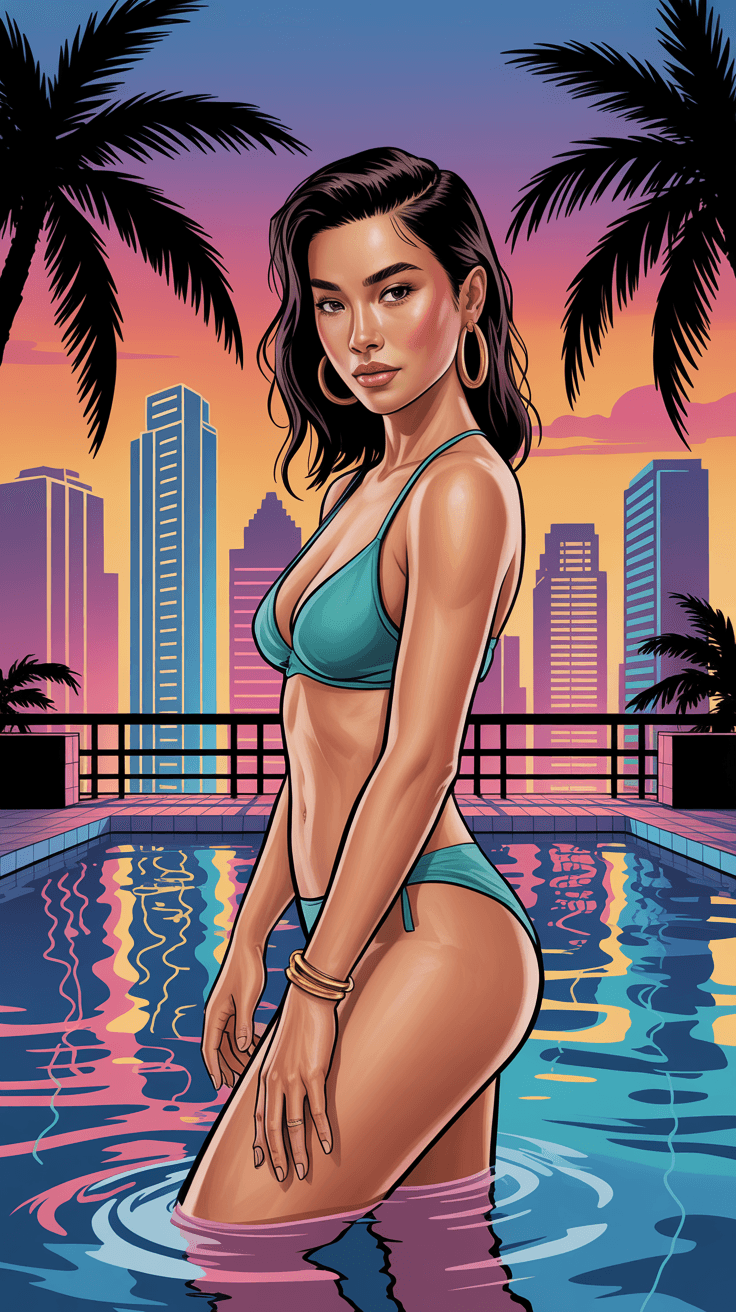 AI-generated gta - Transform into a Grand Theft Auto character with urban street style.