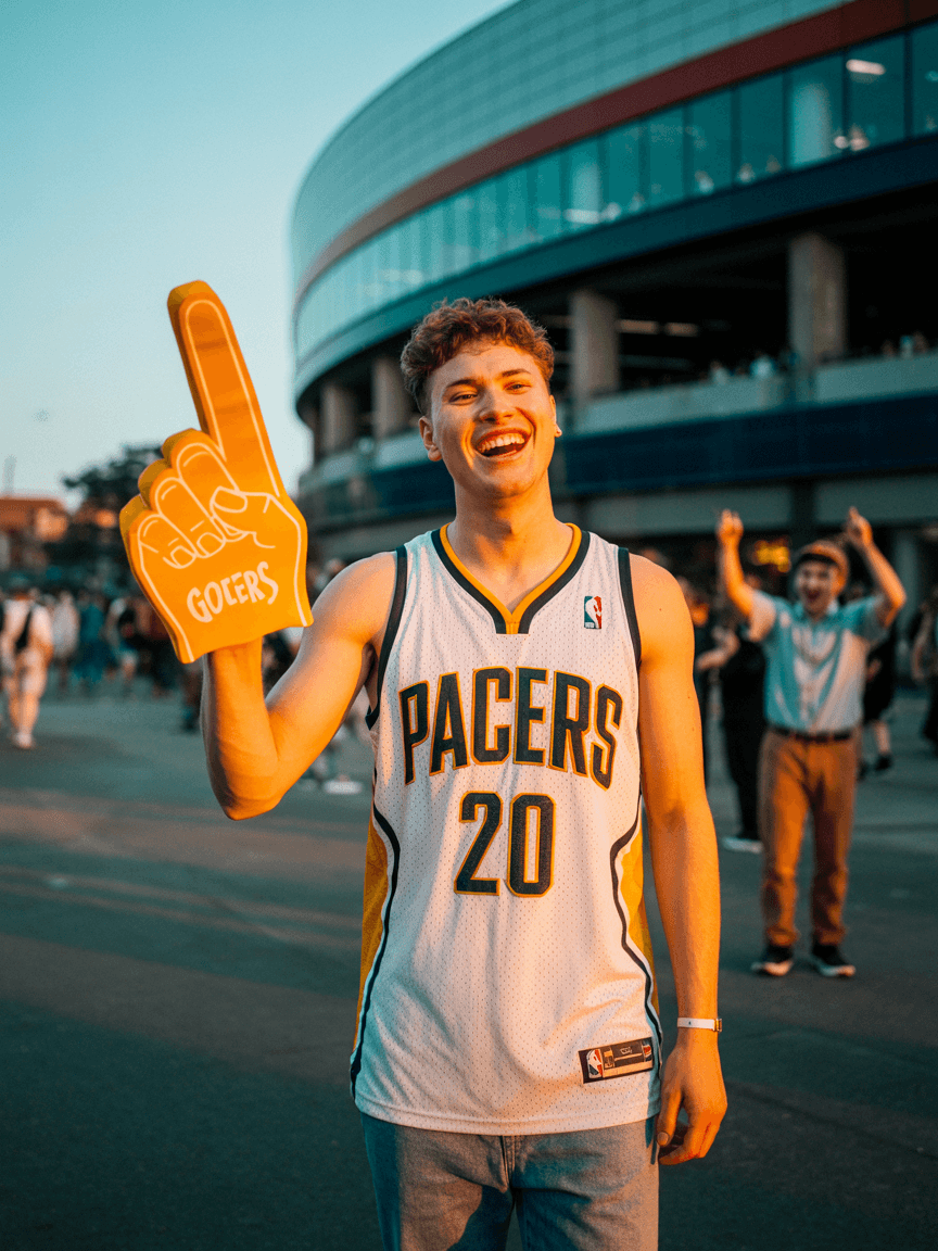 AI-generated NBA championship celebration