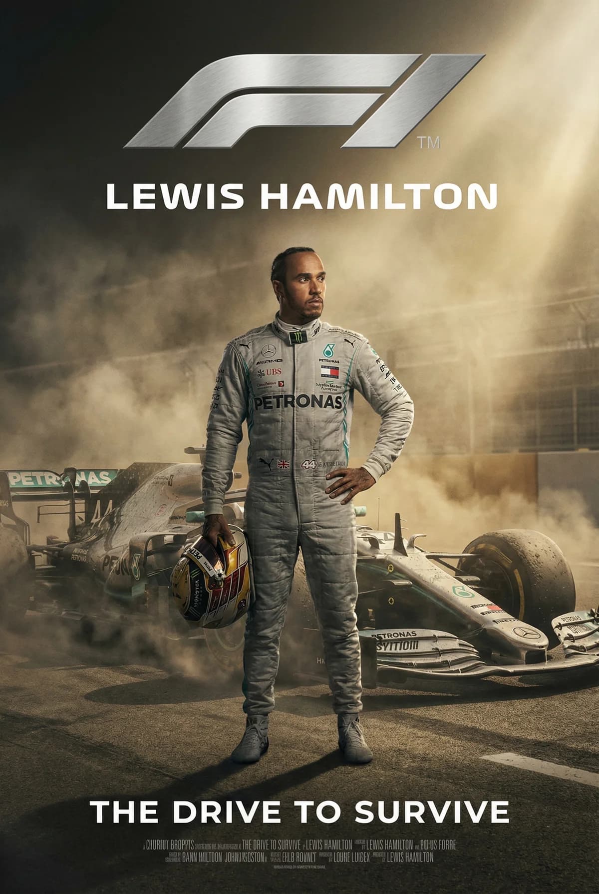 F1 Lewis Hamilton Movie Poster – AI photo prompt example