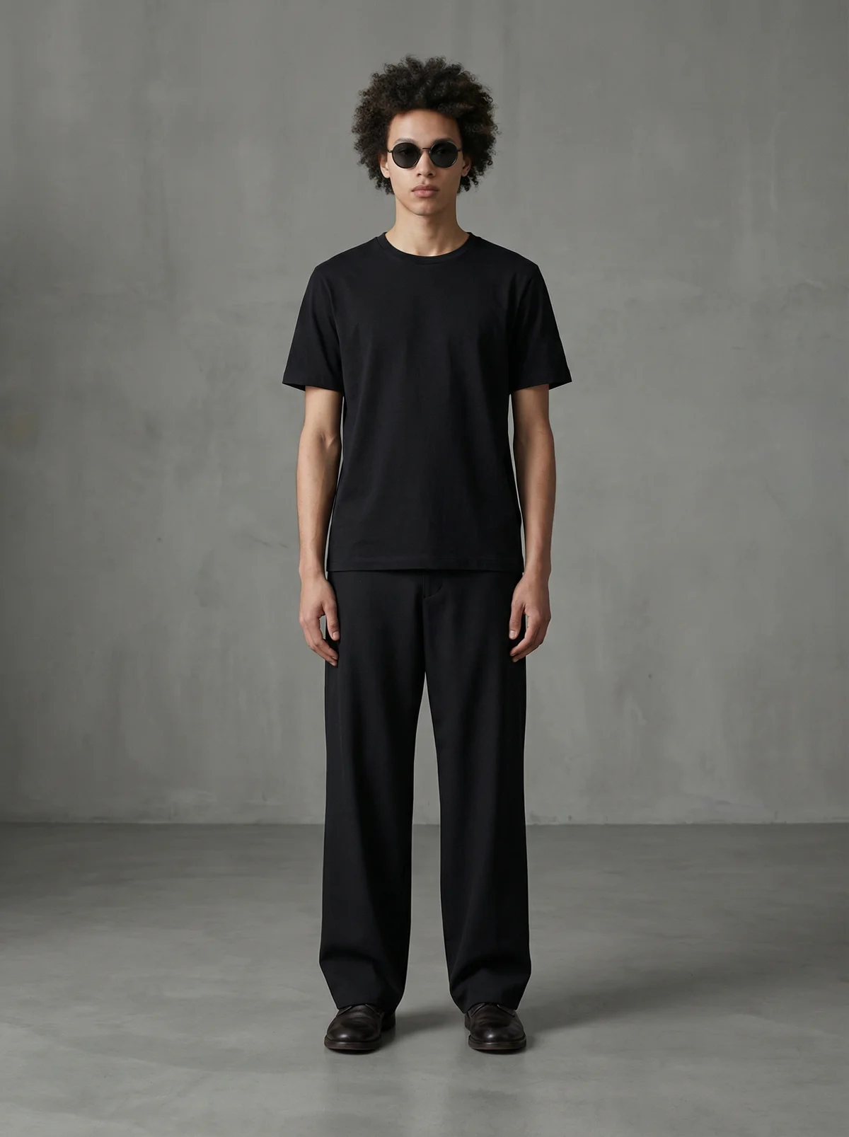 High Fashion - Black T-Shirt – AI photo prompt example