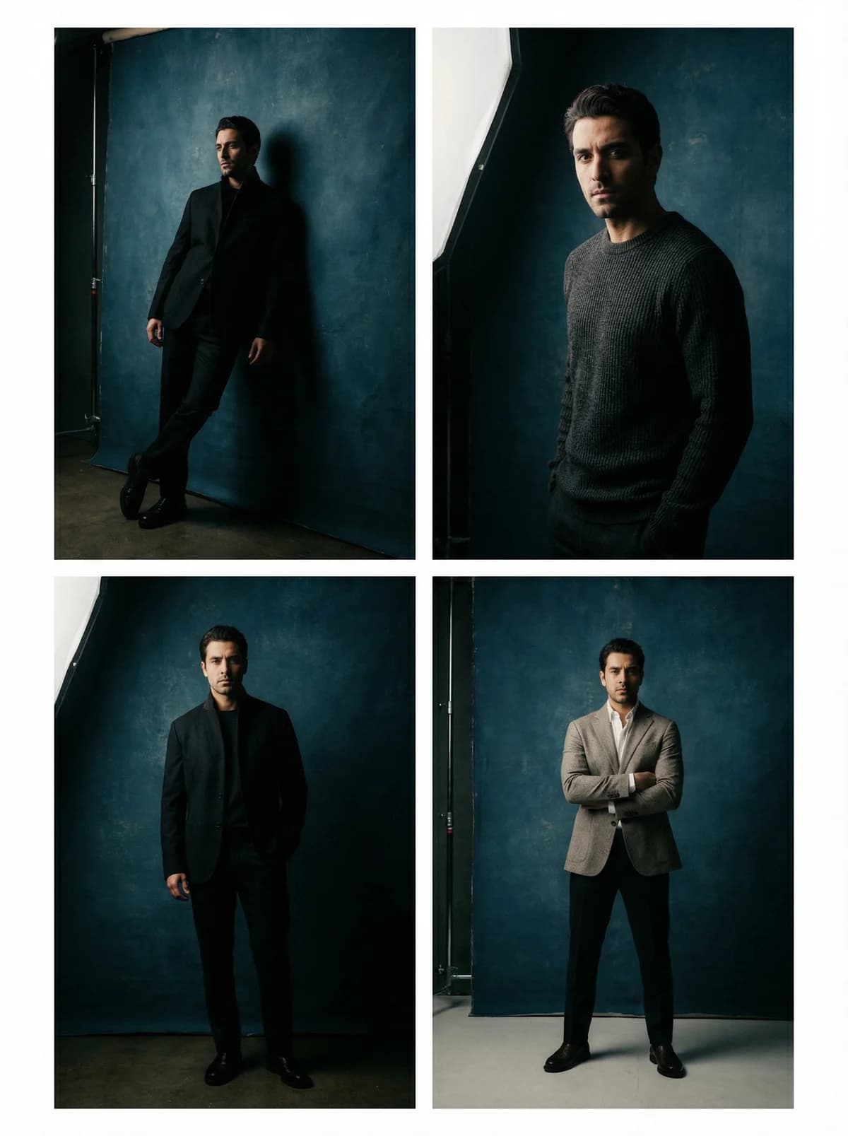 Turkish Male Model - Studio – AI photo prompt example