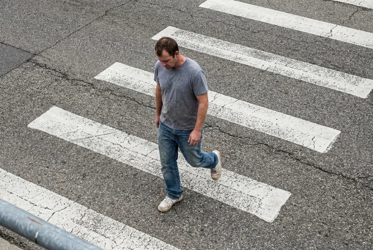 Crosswalk - Street Surveillance – AI photo prompt example