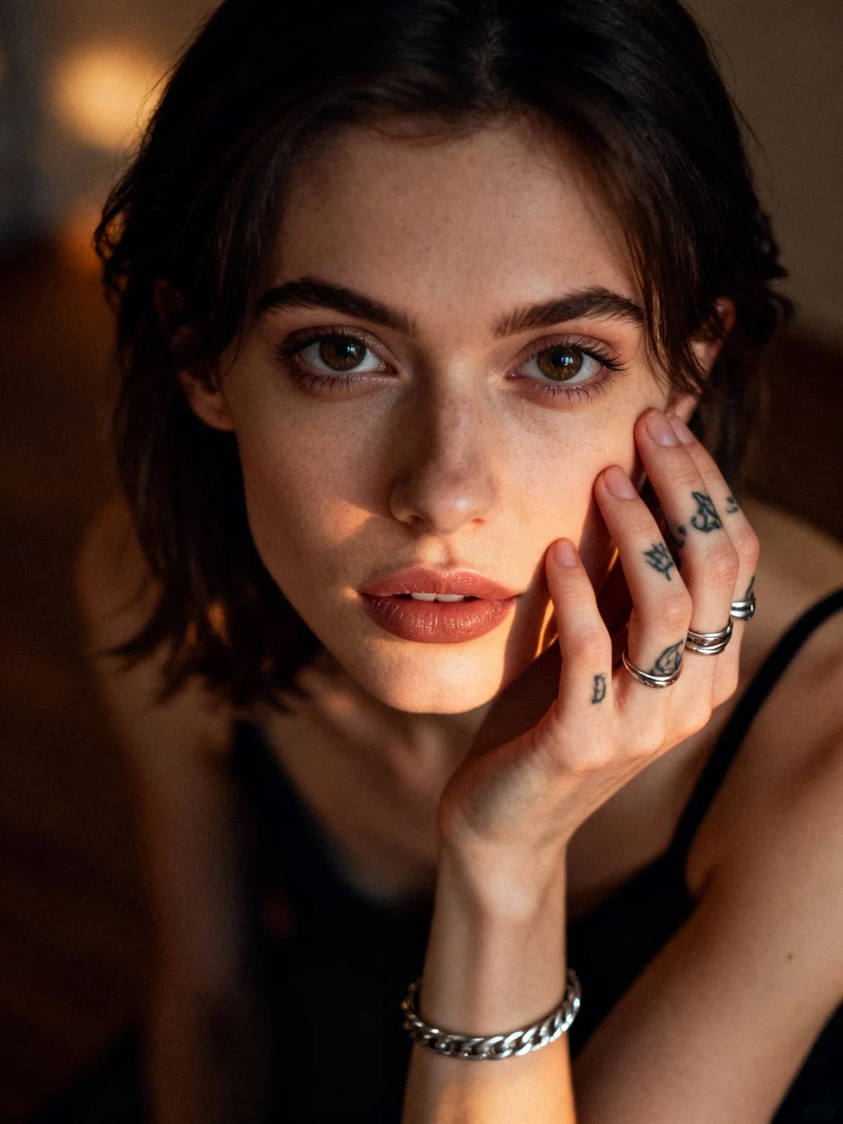 Intimate Portrait - Gentle Touch – AI photo prompt example