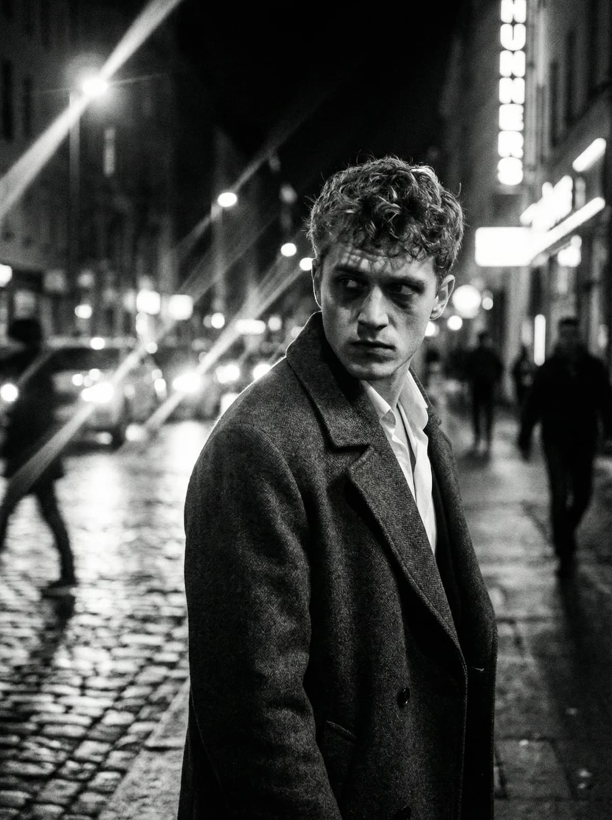 City Night - Motion Blur – AI photo prompt example