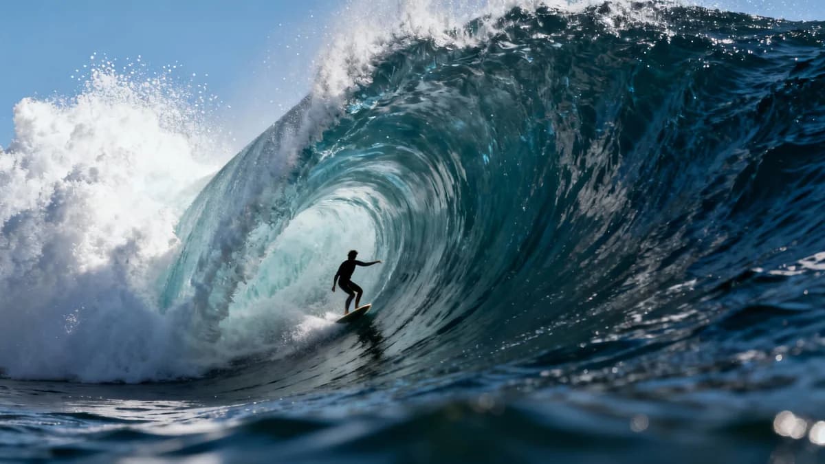 Giant Wave - Surfer Epic – AI photo prompt example
