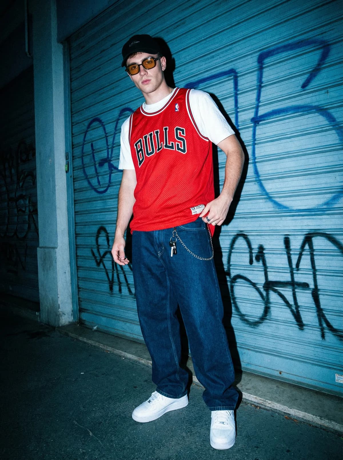 Bulls Jersey - Street Flash – AI photo prompt example