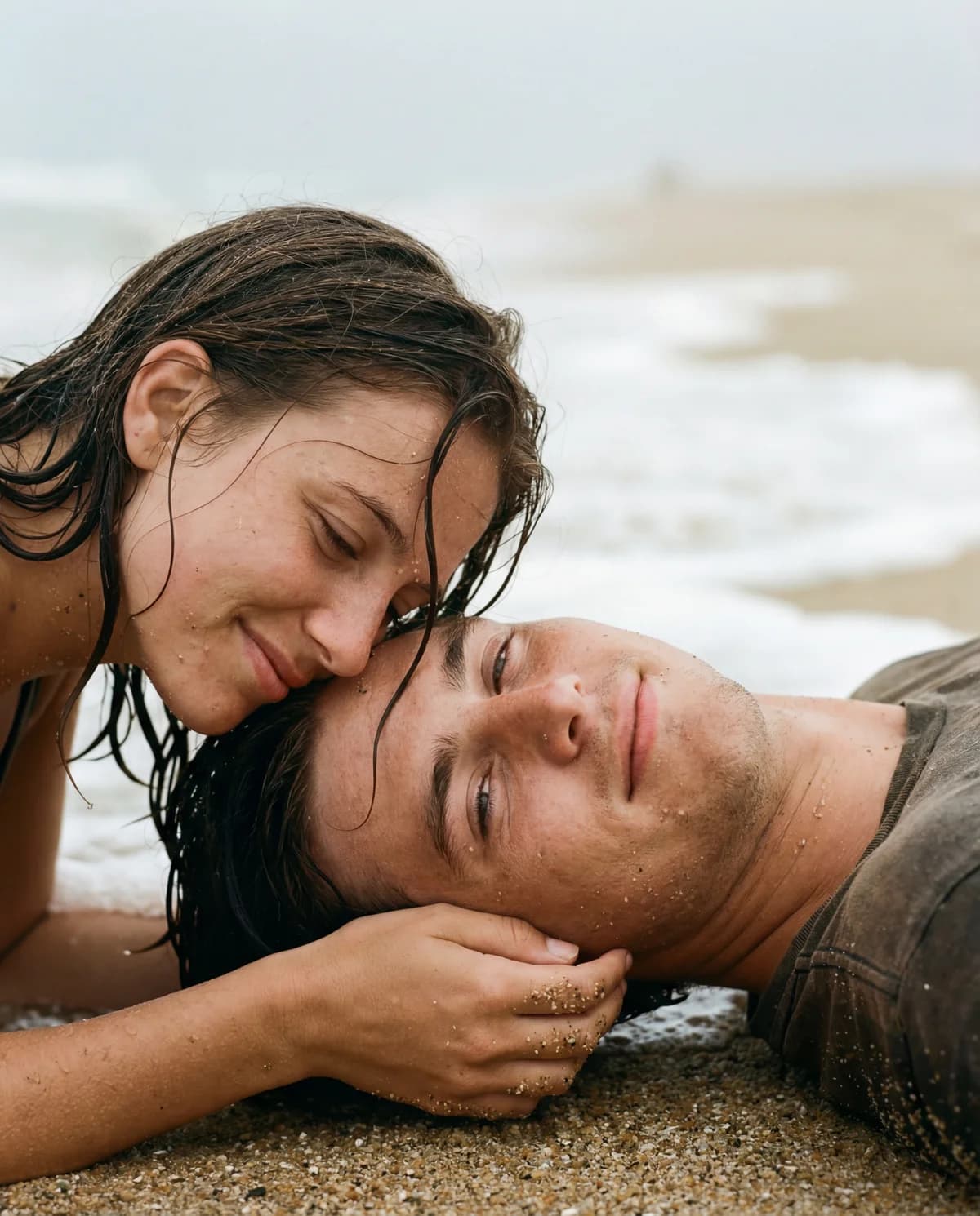 Mugla Beach - Close Up Romance – AI photo prompt example