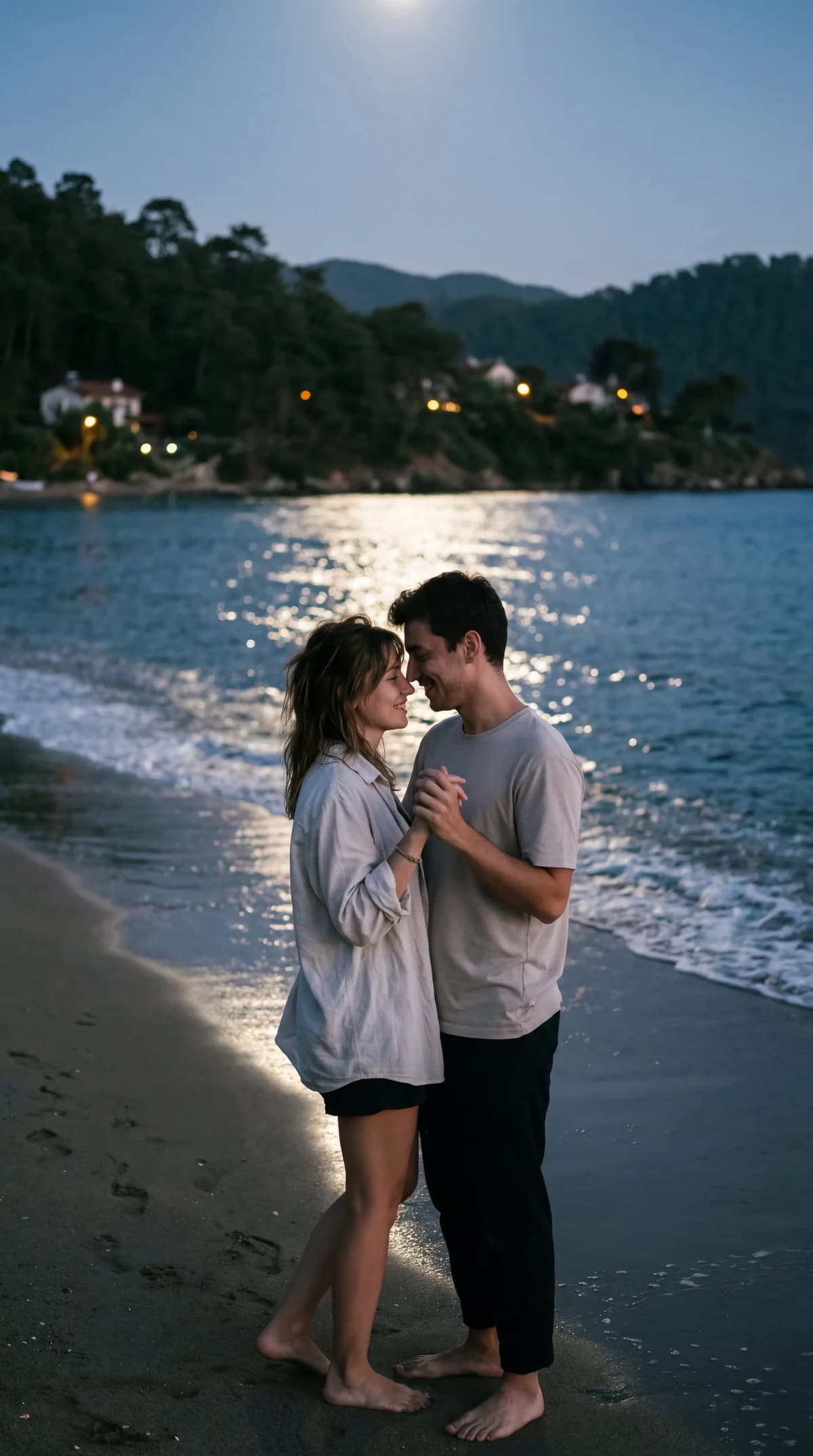 Akyaka Moonlight - Beach Dance – AI photo prompt example