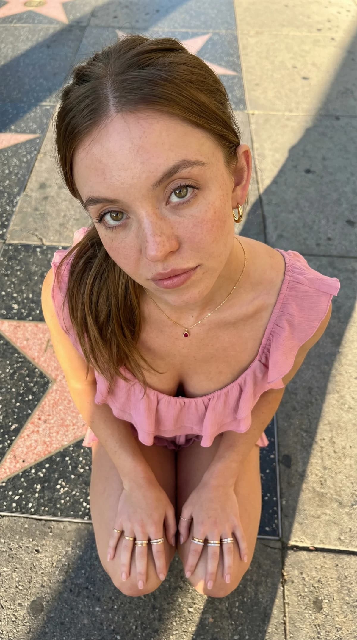 Walk of Fame - Golden Hour Portrait – AI photo prompt example