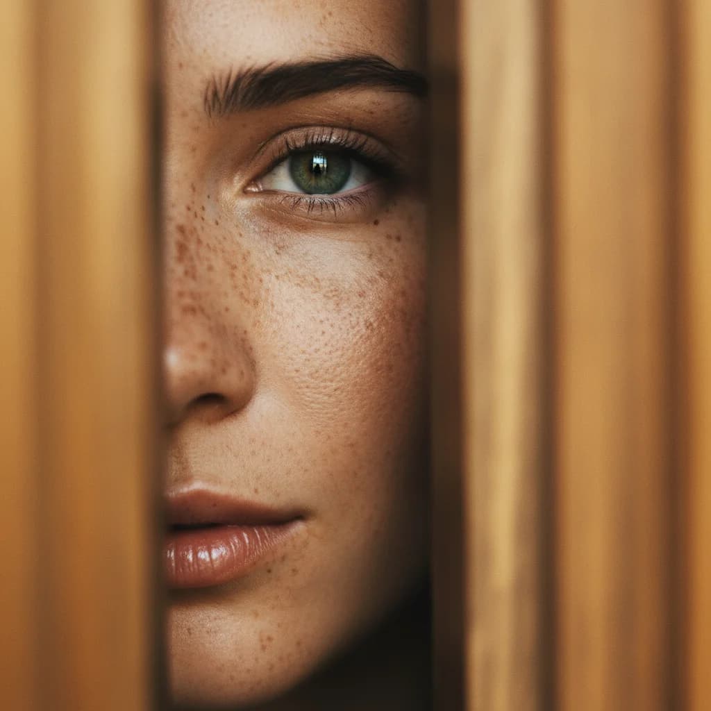 Green Eye - Intimate Close-up – AI photo prompt example