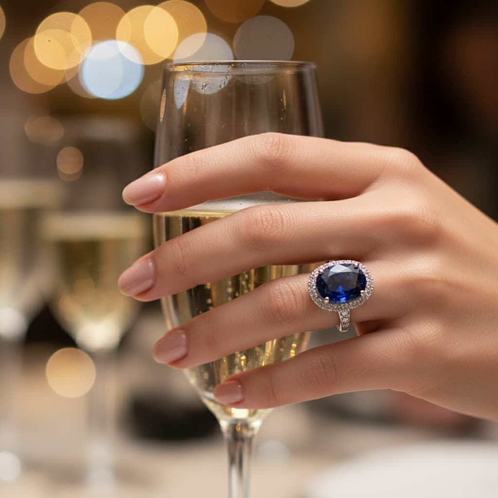 Ring product photo created with AI