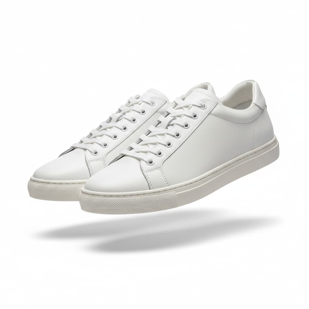 Lifestyle sneakers shot with clean styling