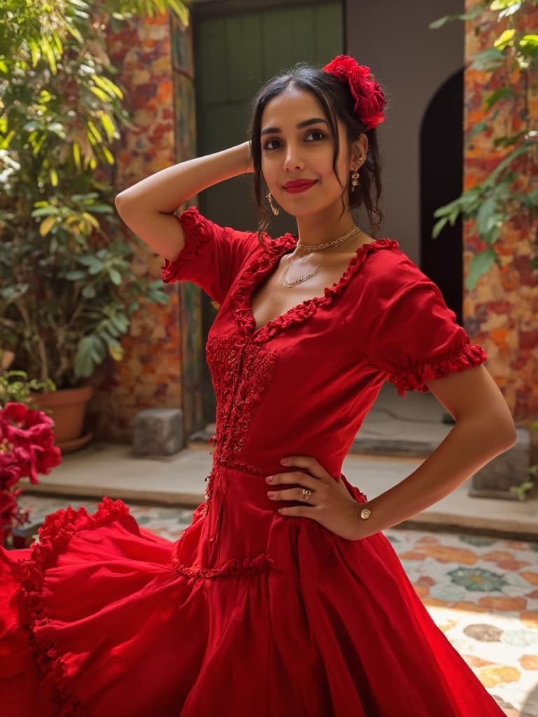 AI-generated dance performance - Show yourself in dynamic dance poses with perfect form and energy.