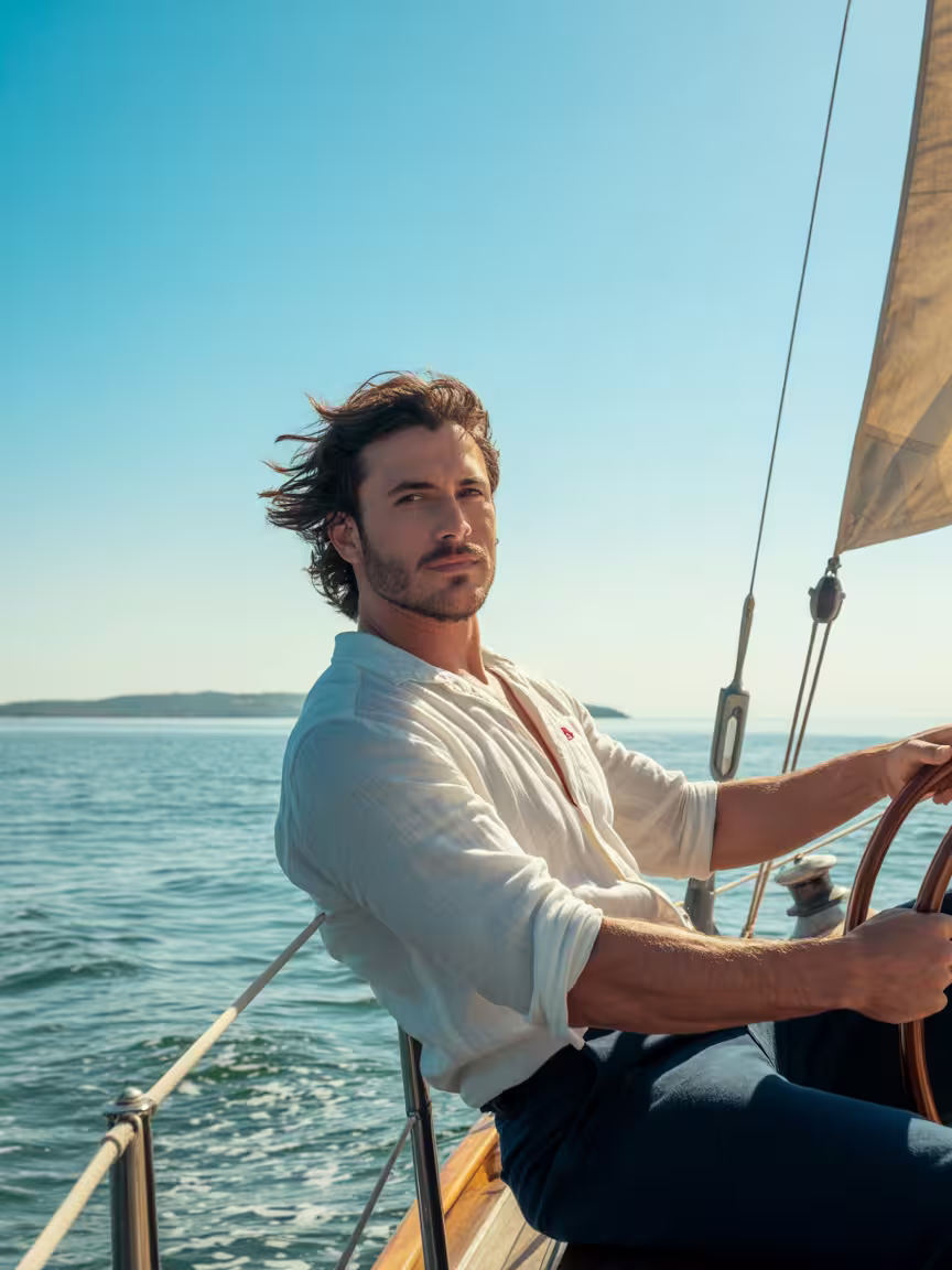 AI-generated lifestyle dating photo for Tinder and Bumble profiles