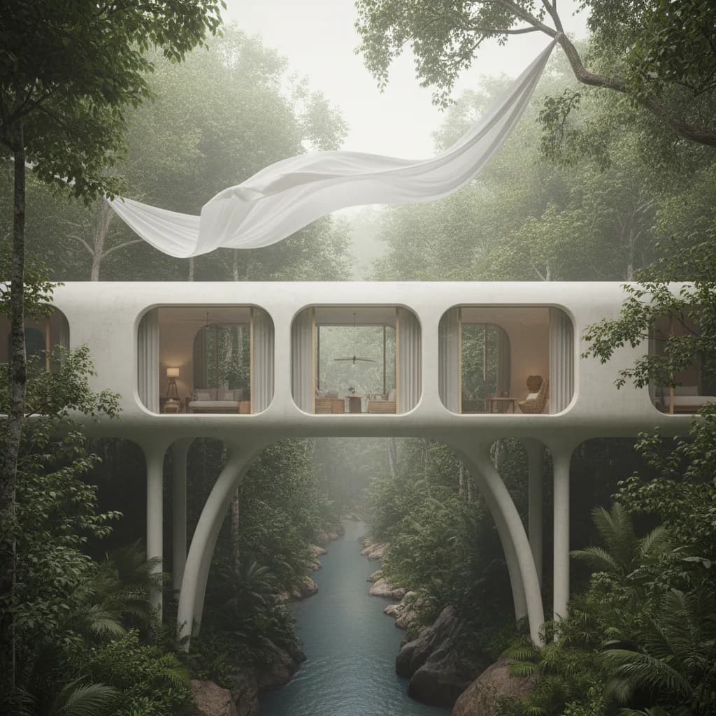 Architectural Poetry - Forest Ravine