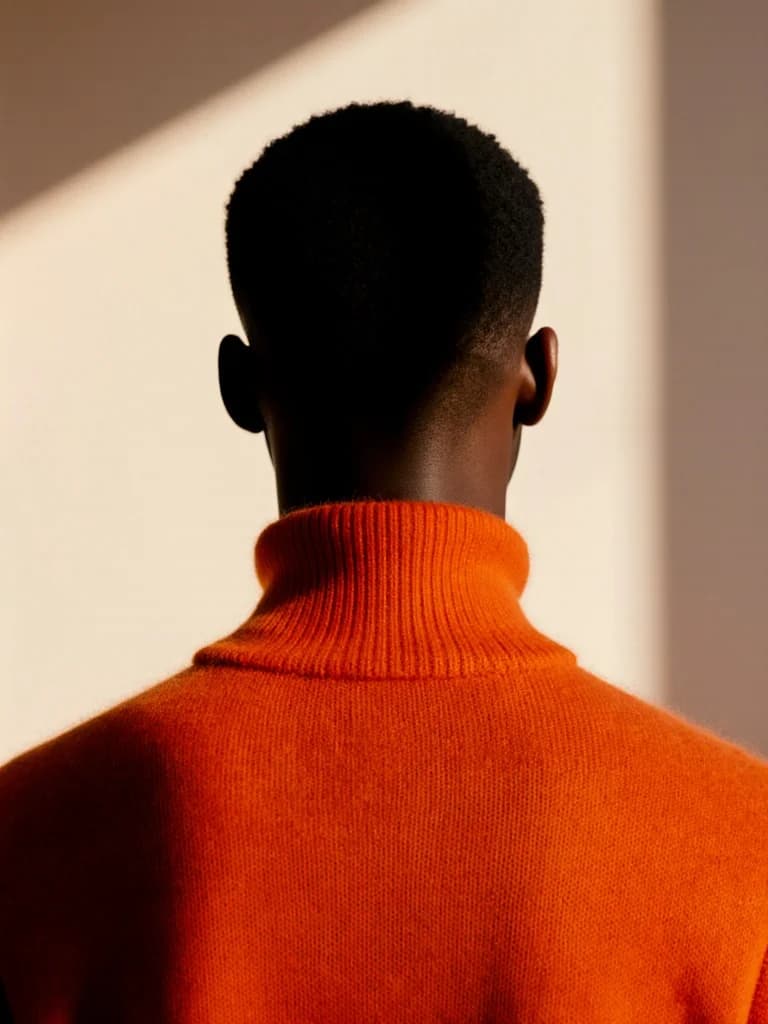 Pastel Portrait - Back Profile