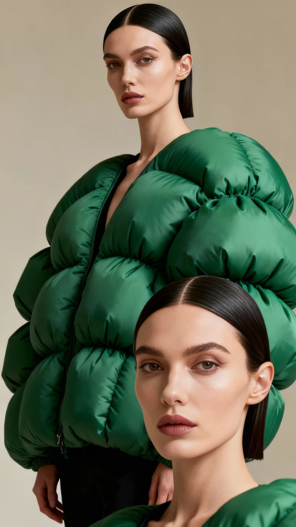 Avant-Garde Fashion - Puffed Jacket