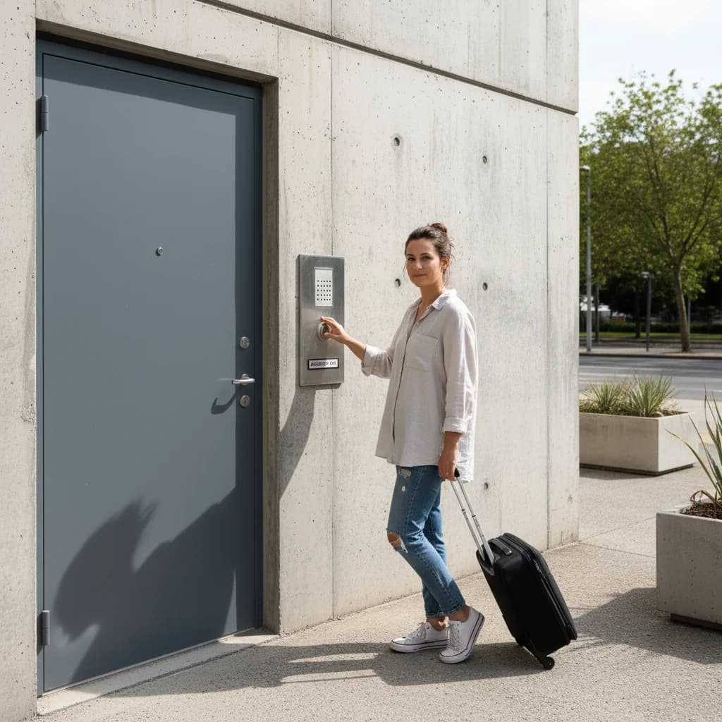 Concrete Building - Intercom