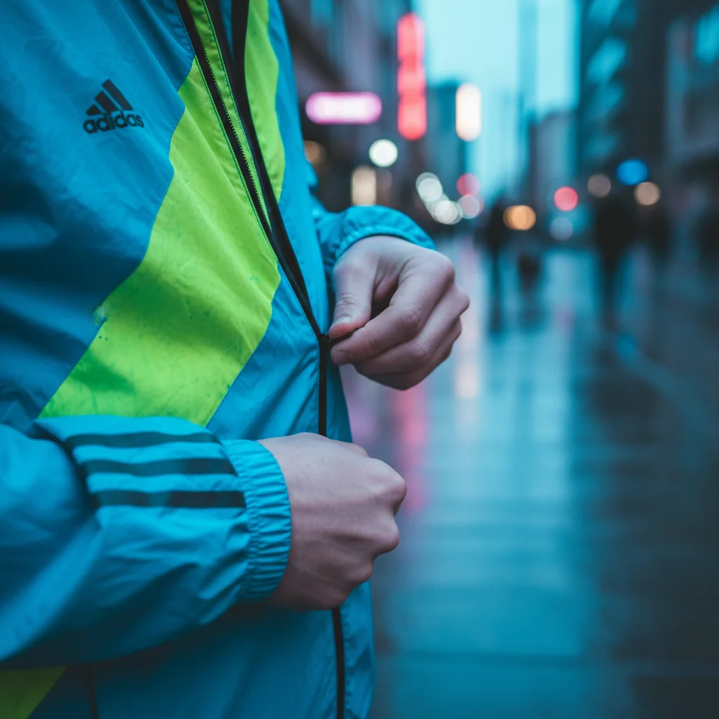 Adidas Jacket - Zip Close-up
