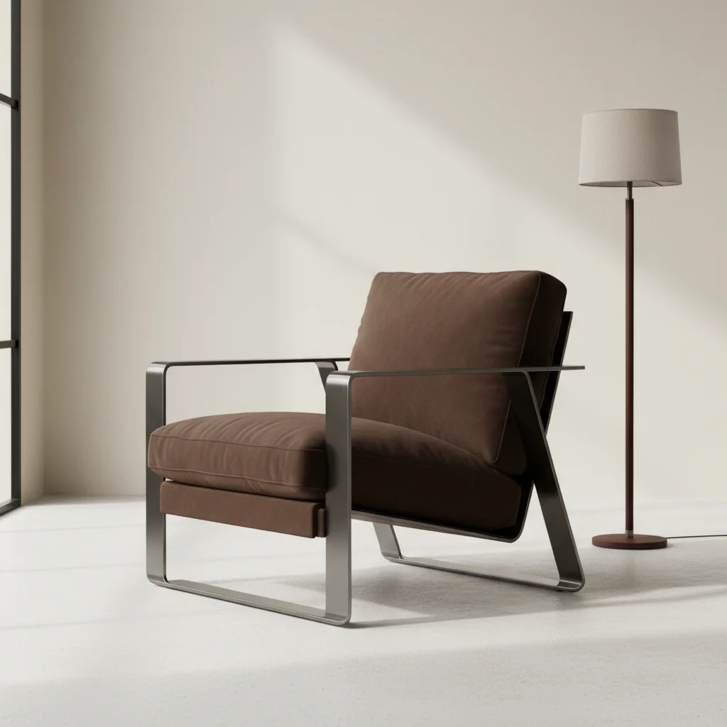 Luxury Designer Chair - Brown