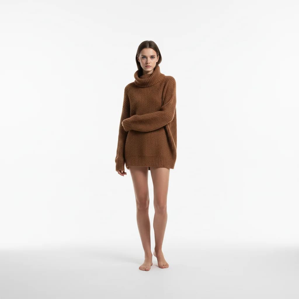 Fashion Portrait - Brown Sweater 8K