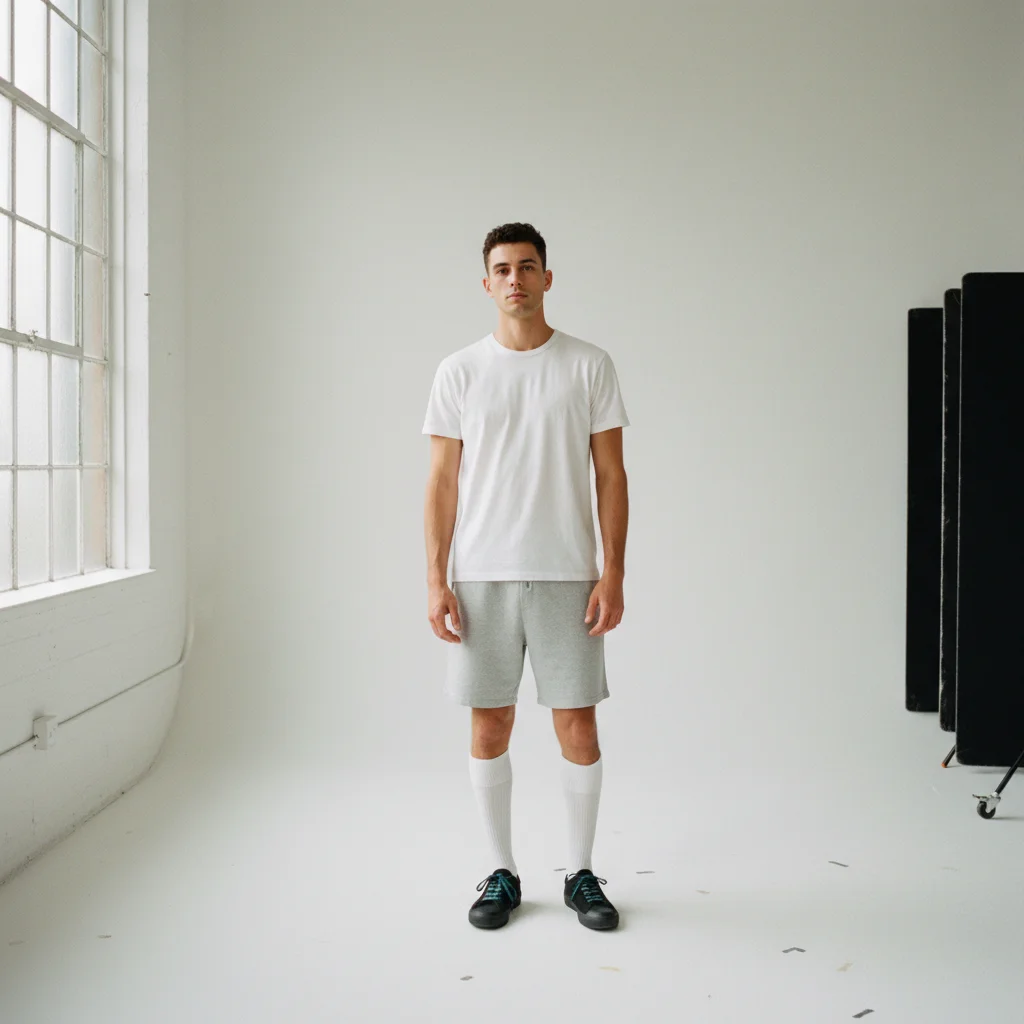 Minimalist Studio - Male Model