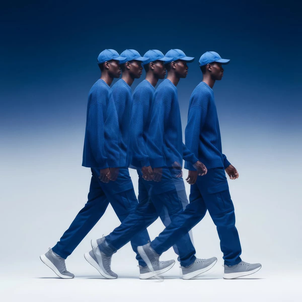 Motion Blur Fashion - Blue COS