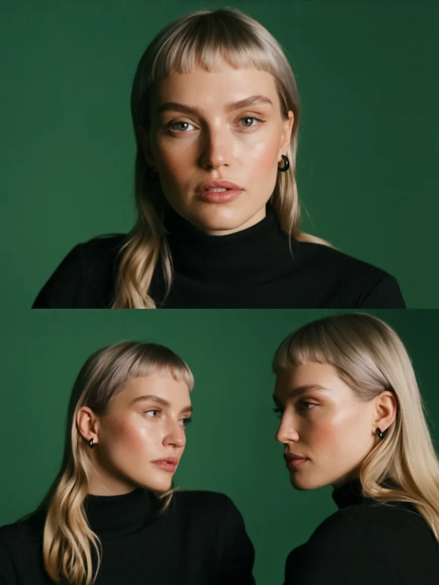 Multi-image consistency example - multiple perspectives of the same person