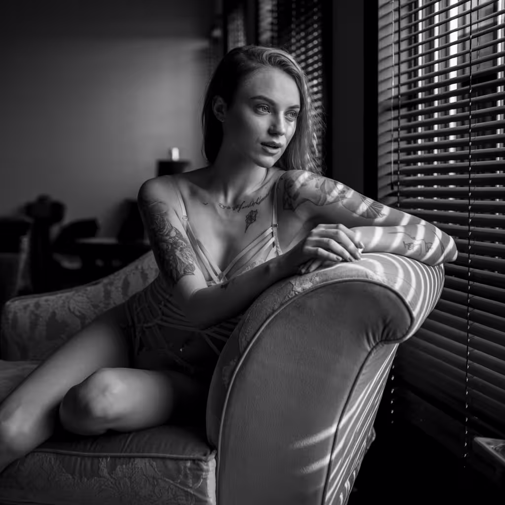 Confidence-boosting AI lingerie photo showcasing natural beauty and empowerment