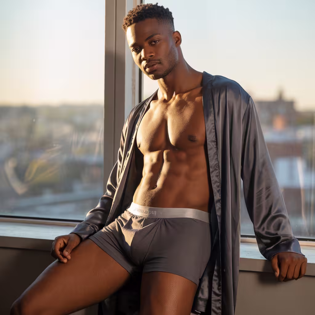 Private collection AI lingerie photo with artistic composition and elegant styling